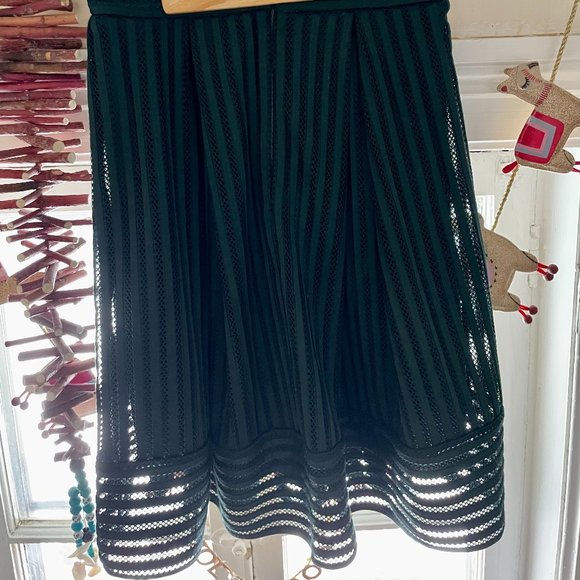 Forrest Green A-Line Skirt - Picture 3 of 9